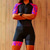 Недорогие Велосипедные комплекты одежды-Жен. Длинный рукав Велокофты и велошорты Костюм для триатлона Горные велосипеды Шоссейные велосипеды Зима Черный Зеленый Красный Пэчворк камуфляж Велоспорт Наборы одежды Спандекс Полиэстер / Дышащий