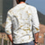 cheap Music and Guitars-Men's Boardmasters Crack Shirt Button Up Shirt Long Sleeve Fashion Designer Casual Outdoor Holiday Summer Spring Stand Collar Print Button-Down Beige