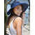 economico Accessori abbigliamento-donne upf 50+ tesa larga roll-up paglia sole cappello parasole coda di cavallo estate spiaggia cappello uv upf packable pieghevole viaggio