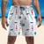 cheap Beach Shorts-Men&#039;s Swim Trunks Swim Shorts Quick Dry Lightweight Board Shorts Bottoms with Pockets Drawstring Swimming Surfing Beach Water Sports Printed Summer