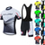 baratos Conjuntos de Roupa de Homem-Homens Camisa com Bermuda Bretelle Manga Curta Ciclismo de Montanha Ciclismo de Estrada Verão Primavera Branco Vermelho Azul Poá Moto Tapete 3D Secagem Rápida Bolso Traseiro Pavio Humido Respirável