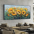 cheap Floral/Botanical Paintings-Handmade Oil Painting Canvas Wall Art Decoration Abstract Plant Floral Painting Blooming Sunflower for Home Decor Rolled Frameless Unstretched Painting