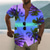 billige Hawaiiskjorter-Herre Skjorte Hawaii skjorte Grafisk skjorte Aloha skjorte Landskab Høj krave Lys Lyserød Gul Sort / Lilla Lyserød Himmelblå 3D-udskrivning udendørs Afslappet Kortærmet Trykt mønster Knap ned Tøj