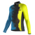 cheap Cycling Jerseys-21Grams Men&#039;s Cycling Jersey Long Sleeve Bike Top with 3 Rear Pockets Mountain Bike MTB Road Bike Cycling Breathable Quick Dry Moisture Wicking Yellow Graffiti Spandex Polyester Sports Clothing