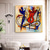 cheap Abstract Paintings-Mintura Handmade Cartoon Oil Paintings On Canvas Wall Art Decoration Modern Abstract Picture For Home Decor Rolled Frameless Unstretched Painting