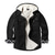 abordables Camisas gruesas-Chaqueta con capucha y forro polar de sherpa para hombre