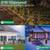 halpa Pathway Lights &amp; Lanterns-6kpl polkuvalo ulkona aurinkoenergian nurmikon polun valot ip65 vedenpitävä puutarhavalaisin patiopolulle maisema pihakoristevalaistus 6x