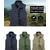 baratos Colete de Pesca Masculino-Homens Colete de pesca Colete de Trilha Com Transparência Verão Ao ar livre Secagem Rápida Bolso multi Respirável Blusas Alpinismo Campismo / Escursão / Espeleologismo Azul marinho Preto Caqui Verde