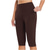 baratos Leggings e collants para ioga-Mulheres Calças de ioga Bolsos laterais Butt Lift Compressão abdominal Cintura Alta Pilates Treino de Ginástica Corrida Legging Capri Calças Côr Sólida Preto Branco Azul Marinho Escuro Esportes
