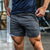 cheap Running Shorts-Men&#039;s Running Shorts Bermuda Shorts Athleisure Bottoms Split Drawstring Cotton Fitness Gym Workout Performance Running Training Breathable Quick Dry Soft Normal Sport Dark Grey White Black Grey