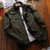 cheap Men&#039;s Jackets &amp; Coats-Men&#039;s Bomber Jacket Varsity Jacket Outdoor Daily Windproof Embroidered Pocket Spring Fall Solid Color Casual Military Style Stand Collar Regular Regular Regular Fit Black Army Green Khaki Jacket