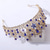 billige Tiarer og kroner-Krone Tiara Hodebånd Rhinestone Legering Bryllup Fest  Kveld Retro Sjømat Med Krystall  Rhinestone Delt Felles Hodeplagg Hodeplagg kjoler å imponere
