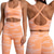 billiga Yogadräkter-activewear gul sömlös vävd kropp yoga kläder kvinnors fitness kläder cross back bh yoga set