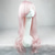 abordables Pelucas de fiesta-Peluca sintética ondulada con flequillo peluca hecha a máquina cabello sintético largo rosa suave clásico fácil de llevar para uso diario fiesta o Halloween
