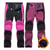 cheap Hiking Trousers &amp; Shorts-Women&#039;s Hiking Pants Trousers Fleece Lined Pants Softshell Pants Winter Outdoor Thermal Warm Windproof Breathable Water Resistant Pants / Trousers Bottoms Elastic Waist Black Fuchsia Fleece Fishing