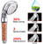 cheap Shower Heads-Stainless Steel Shower Head, Filter Filtration High Pressure Water Saving 3 Mode Function Spray Handheld Showerheads for Dry Skin &amp; Hair