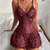 ieftine Lenjerie Sexy-chemise de femei &amp;amp; rochie neglije iubitori de culori pure acasă fierbinte ziua îndrăgostiților bretele fără mâneci fără spate vară primăvară acasă ținute