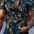 tanie Koszule hawajskie-Męskie Koszula Koszula z grafiką Koszula Aloha Graficzny Liście Wieczorne Czerwony zielony Czarny Czarny / fioletowy Wino Czerwony Druk 3D Ulica Codzienny Krótki rękaw 3D Przycisk w dół Odzież Moda
