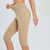 baratos Leggings e collants para ioga-Mulheres Calças de ioga Bolsos laterais Butt Lift Compressão abdominal Cintura Alta Pilates Treino de Ginástica Corrida Legging Capri Calças Côr Sólida Preto Branco Azul Marinho Escuro Esportes