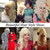 cheap Historical Wigs-Beehive wigs Blonde Beehive Wig Womens Curly Wavy Long Heat Resistant Synthetic Hair Cosplay  Wigs Halloween Wigs