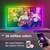 billige vanntette stripelys-tv led bakgrunnsbelysning stripe lys vanntett usb rgb 5m 16.4ft med app bluetooth 16 millioner fargeskiftende smd 5050 for tv pc monitor spillrom 5v