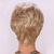 cheap Older Wigs-Synthetic Wig Curly With Bangs Machine Made Wig Short Light golden Synthetic Hair Women&#039;s Soft Classic Easy to Carry Blonde / Daily Wear / Party / Evening