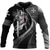abordables Sweats à capuche pour hommes-Homme Graphic Chevaliers templiers Sweat à capuche Sweats à Capuche Sweat-shirt Sweat à capuche manche longue Sweat à capuche Capuche Design 3D effet Travail du quotidien Fin de semaine Blanc + gris