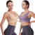 preiswerte Yoga Tops-Sport-BH Yoga Sportunterwäsche Hohlmaschen Belüftungslöcher große Größe kein Stahlring Sport-BH-Weste Frauen
