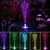cheap Underwater Lights-Solar Fountain Lights Water Pump Pool Pond Light Remote Control Garden Decoration Bird Bath Solar Powered Fountain Floating Water