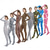 ieftine Tipărire-Costumele Zentai Costum Cosplay Salopetă Costum de carnaval Costul Integral Pentru femei Toate Băieți Cosplay Costum sexy Carou Culoare Camuflaj Model de blană de animal Lycra Spandex Costum pentru