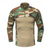 cheap Men&#039;s Active Tees &amp; Tanks-Men&#039;s Combat Shirt Tactical Military Shirt Camo / Camouflage Long Sleeve Outdoor Summer Autumn Breathable Multi-Pockets Quick Dry Sweat wicking Top Cotton Hunting Military Training Combat Jungle