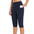 baratos Leggings e collants para ioga-Mulheres Calças de ioga Bolsos laterais Butt Lift Compressão abdominal Cintura Alta Pilates Treino de Ginástica Corrida Legging Capri Calças Côr Sólida Preto Branco Azul Marinho Escuro Esportes
