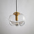 cheap Pendant Lights-25cm Single Design Island Design Pendant Light Glass Electroplated Modern Nordic Style 220-240V