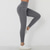 ieftine Jambiere și colanți de yoga-Pentru femei Sports Gym Leggings Pantaloni de yoga Jeggings Talie Înaltă Spandex Gri Închis Negru Roz Jambiere Culoare solidă Controlul abdomenului Lift Fesier Denim Îmbrăcăminte Îmbrăcăminte Yoga