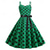 baratos Vestidos-Bolinhas Anos 50 vestido de férias Vestidos Baile de Máscara Listrado Poá Mulheres Baile de Máscaras Festa / Noite Festa de Solteira Adulto Vestido Vestidos de baile