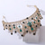 billige Tiarer og kroner-Krone Tiara Hodebånd Rhinestone Legering Bryllup Fest  Kveld Retro Sjømat Med Krystall  Rhinestone Delt Felles Hodeplagg Hodeplagg kjoler å imponere