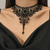 voordelige Accessoires en meer-ketting kant choker ketting punk&amp;amp;gotische legering voor disco cosplay carnaval dames kostuum sieraden mode sieraden