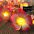cheap Battery String Lights-3M 20 LED Flower String Lights Frangipani Light for Home Decoration Fairy Light Garland Wreath Outdoor Wedding Party Decorting Lamp