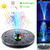 cheap Underwater Lights-Solar Fountain Lights Water Pump Pool Pond Light Remote Control Garden Decoration Bird Bath Solar Powered Fountain Floating Water