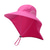 preiswerte Kleidung Accessoires-Senwai Sonnenhut mit breiter Krempe für Männer, Sonnenschutz bis 50+ Hut mit Halsklappe zum Angeln Wandern dunkelgrau