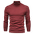 cheap Men&#039;s Pullover Sweater-Men&#039;s Sweater Pullover Knit Turtleneck Essential Clothing Apparel Winter Fall Black Red Fog blue S M L / Cotton