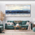 cheap Abstract Paintings-Handmade Oil Painting CanvasWall Art Decoration Abstract Knife Painting Landscape Bluefor Home Decor Rolled Frameless Unstretched Painting