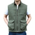 cheap Hiking Vests-Men&#039;s Fishing Vest Hiking Vest Top Outdoor Breathable Water Resistant Quick Dry Zipper Pocket Summer Polyester Army Green Grey Khaki Hunting Fishing Climbing / Lightweight / Multi Pockets