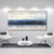 cheap Abstract Paintings-Handmade Oil Painting CanvasWall Art Decoration Abstract Knife Painting Landscape Bluefor Home Decor Rolled Frameless Unstretched Painting