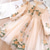 cheap Party Dresses-Kids Girls' Dress Floral Long Sleeve School Vacation Print Princess Sweet Polyester Asymmetrical A Line Dress Fall Winter 3-10 Years Pink Beige