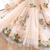 cheap Party Dresses-Kids Girls' Dress Floral Long Sleeve School Vacation Print Princess Sweet Polyester Asymmetrical A Line Dress Fall Winter 3-10 Years Pink Beige