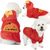 voordelige Halloween Huisdierkostuum-hondenkostuum voor halloween, carnaval huisdierkleding halloween hond pompoenkleding kat herfst- en winterjas hete verkopende kleding