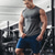 cheap Men&#039;s Active Tees &amp; Tanks-Men&#039;s Running Tank Top Workout Tank Sleeveless Base Layer Athletic Spandex Breathable Moisture Wicking Soft Gym Workout Running Active Training Sportswear Activewear Solid Colored Black White Gray