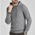 billige genser for menn-Herre Genser Pullover genser Genser hettegenser Riflet Kabel Strikke Avklipt Strikket Helfarge Med hette Stilfull Grunnleggende utendørs Daglig Klær Høst Vinter Svart Hvit S M L