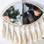 cheap Down to $30-new devil's eye woven decorative mirror tapestry wall hanging cotton thread tassel eye home pendant hand-made gift